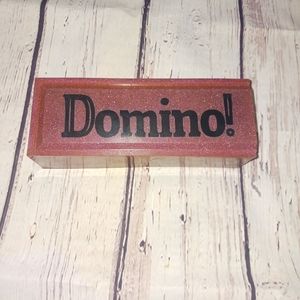 Acrylic Handmade Domino Set w/ Case